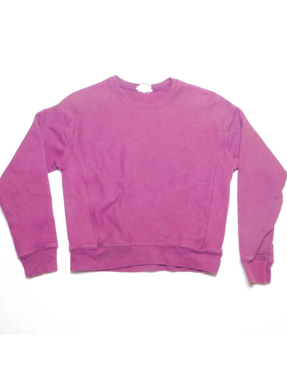 Champion Reverse Weave Sweatshirt Womens Small S Purple Blank Crewneck Pullover